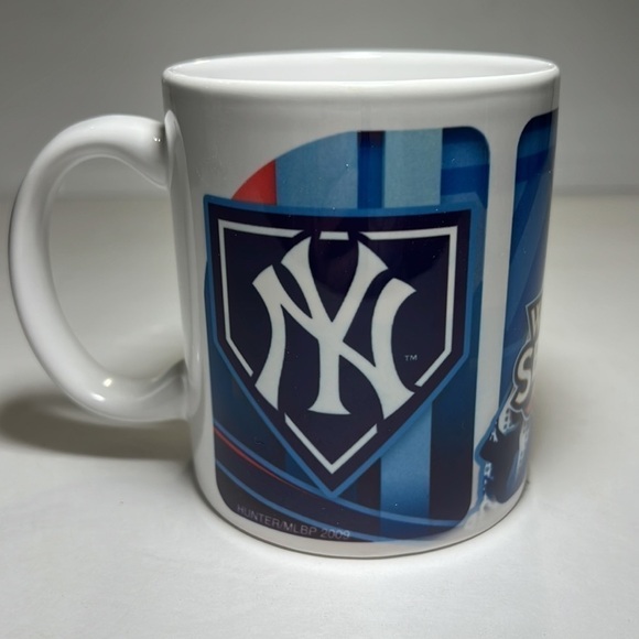 NY World Series 2009 official Major League Baseball Coffee Mug Yankees Beat P - Picture 3 of 6